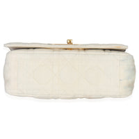 Christian Dior Multicolor Tie Dye Denim Cannage Small Caro Chain Bag Handbag stamp