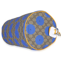 Gucci x Euan Roberts Blue Dot GG Supreme Canvas Weekender Handbag clasp