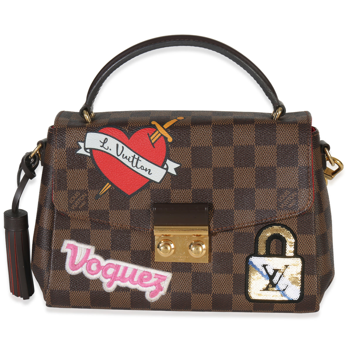 Damier Ebene Canvas Patches Croisette