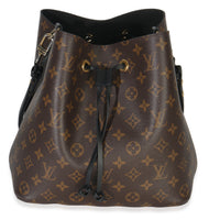 Black Monogram Canvas Neonoe MM
