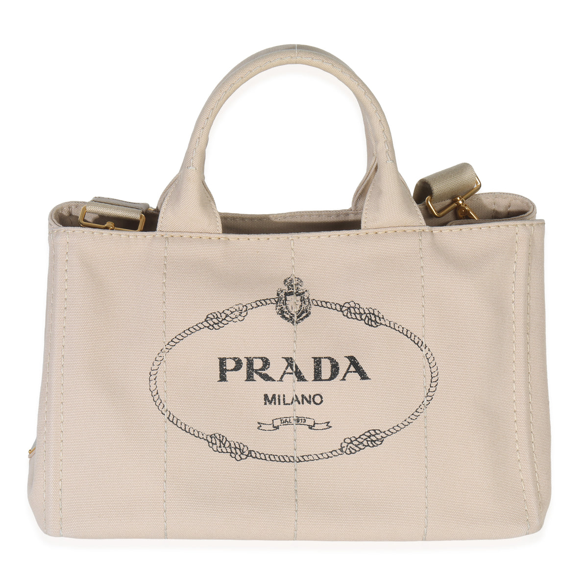 Black Canvas Logo Medium Canapa Tote