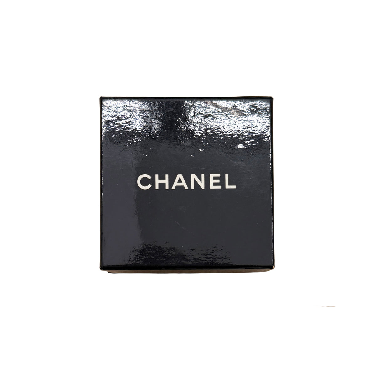 Chanel Gold Plated  Vintage Matelasse Bag Brooch box