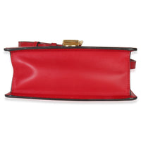 Gucci Red Calfskin Mini Sylvie Top Handle Handbag box