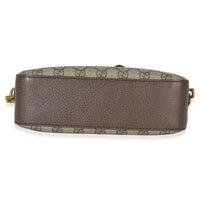 Gucci Beige Ebony GG Supreme Canvas Neo Vintage Messenger Bag Handbag stamp