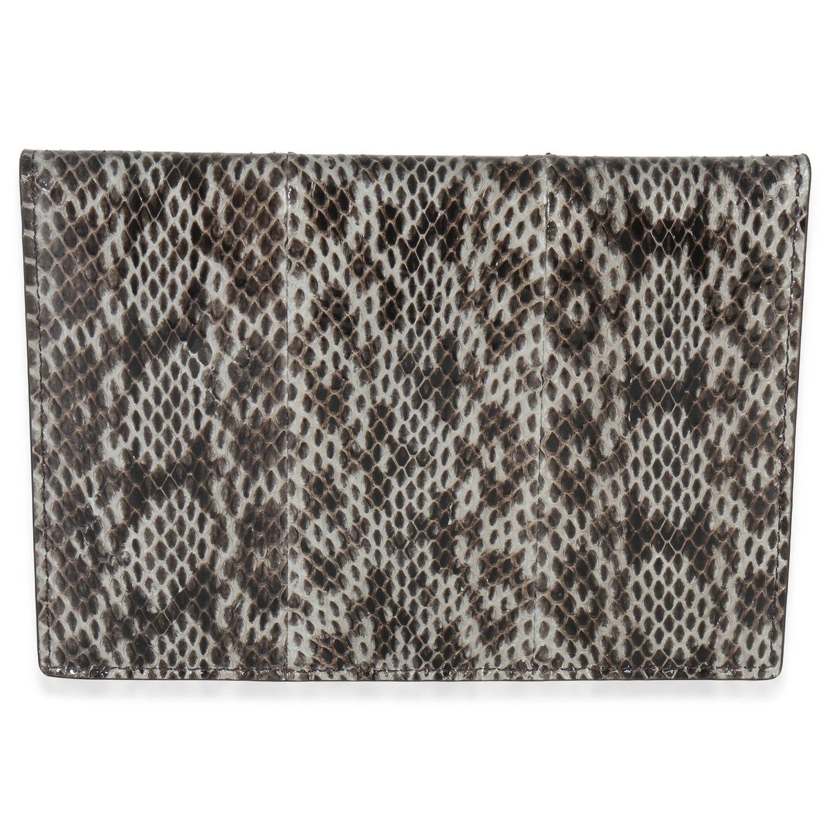 Fendi Multicolor Python FF Small Busta Pouch Handbag bv
