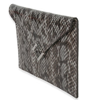 Fendi Multicolor Python FF Small Busta Pouch Handbag sv