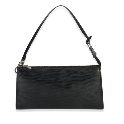 Louis Vuitton Black Epi Pochette Accessoires Handbag fv