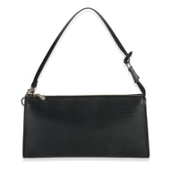 Louis Vuitton Black Epi Pochette Accessoires Handbag fv