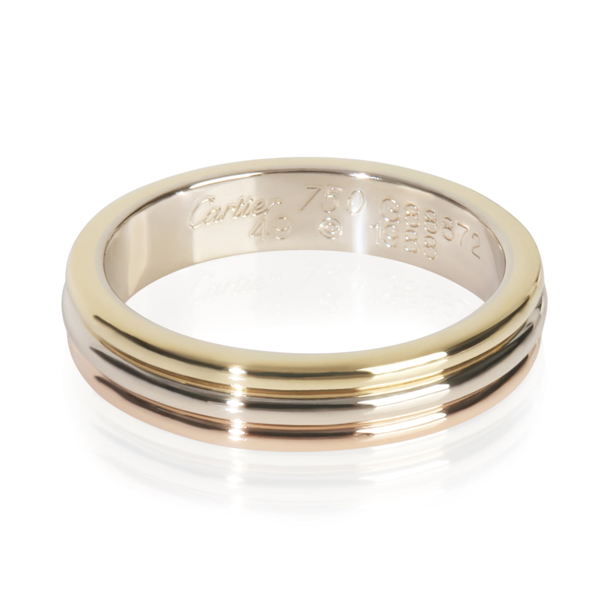 Cartier 3 Tone Gold  Vintage Vendome Louis  Band fv