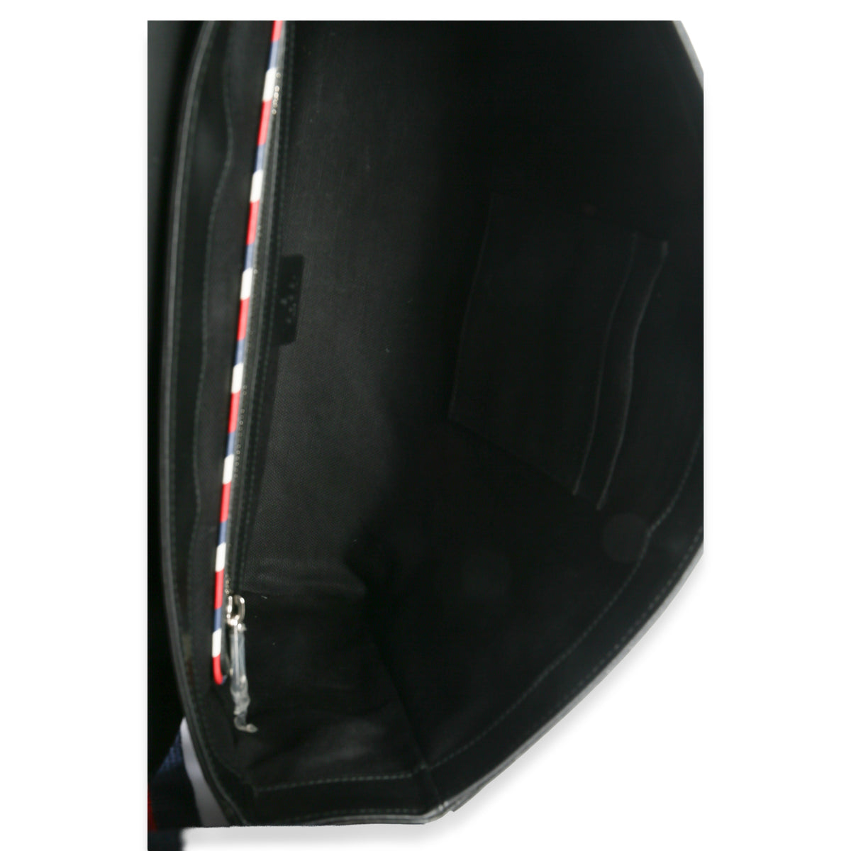 Gucci Black GG Supreme Canvas Night Courrier Flap Messenger Bag Handbag ad1