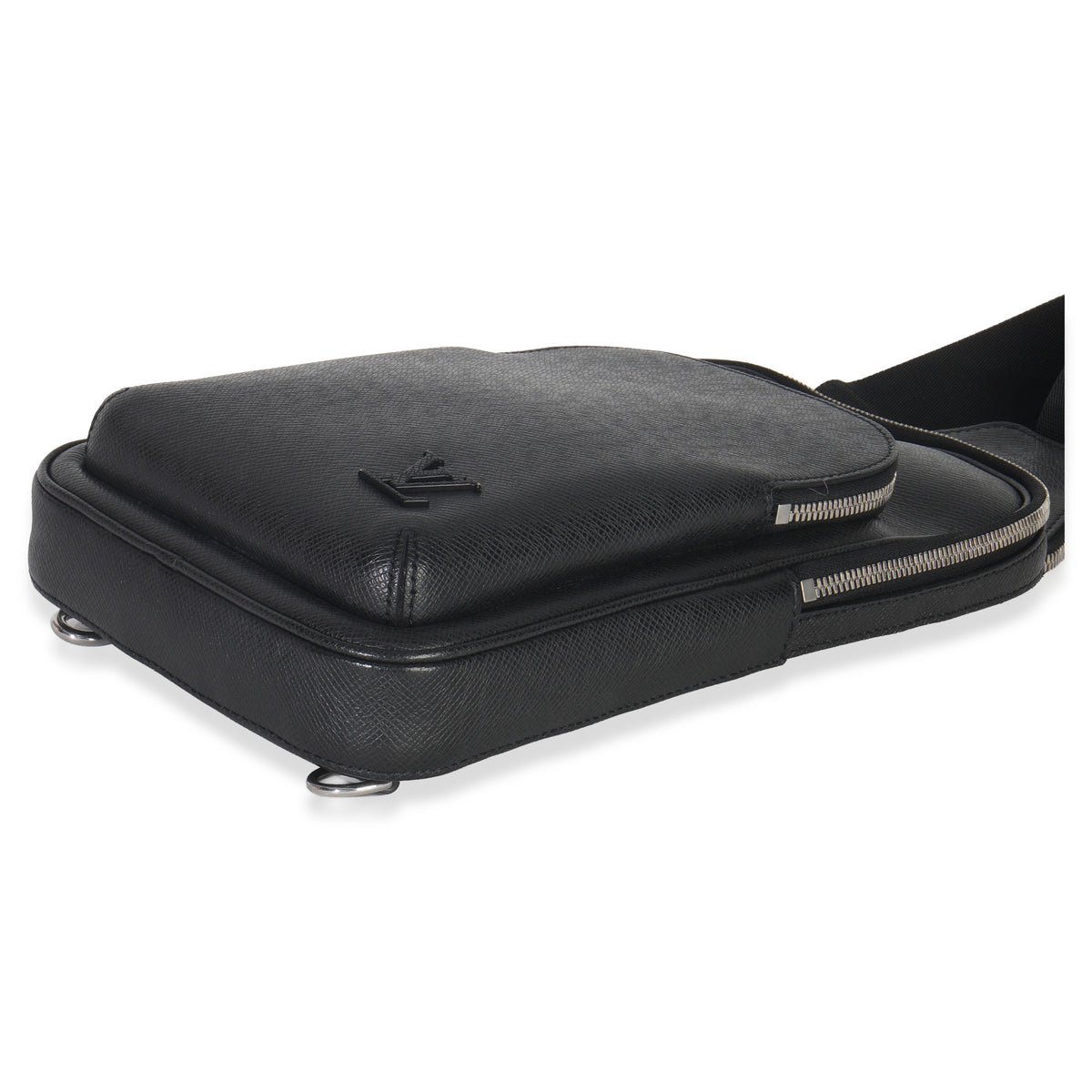 Louis Vuitton Black Taiga Avenue Sling Bag Handbag box
