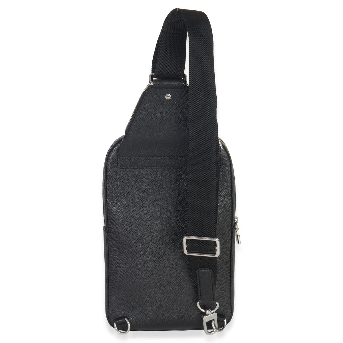 Louis Vuitton Black Taiga Avenue Sling Bag Handbag bv