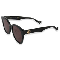 Gucci Black Acetate Round Lens Sunglasses sv