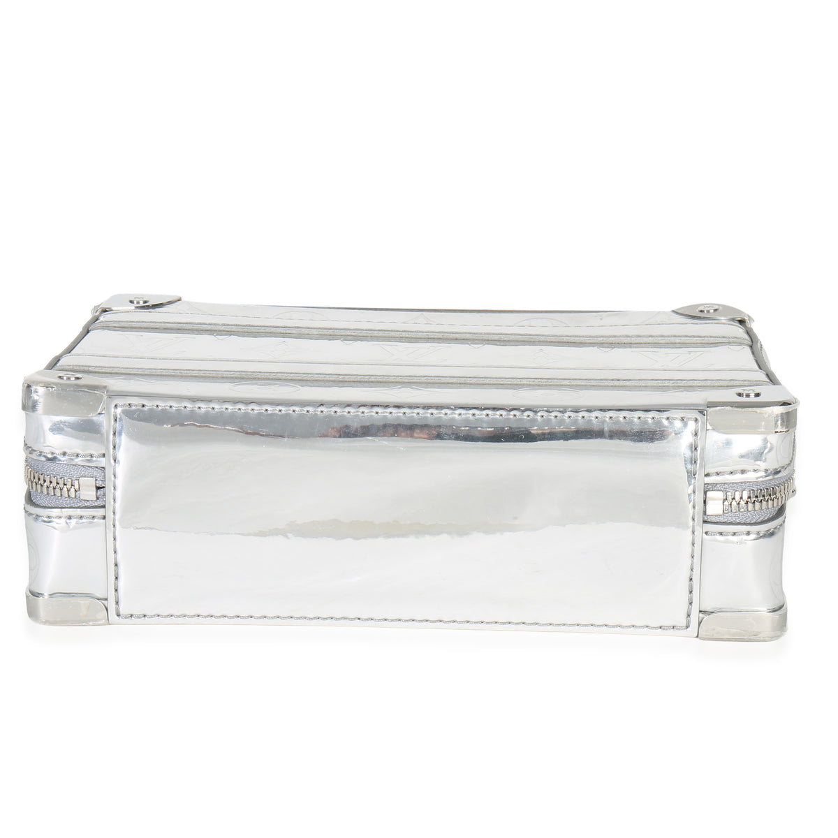 Louis Vuitton Silver Monogram Miroir Handle Trunk Bag Handbag box