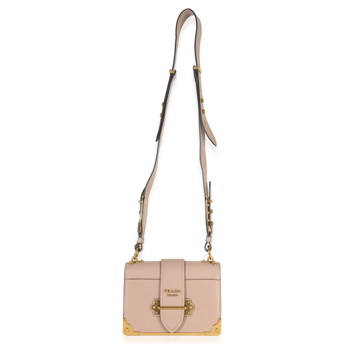 Prada Cammeo City Calfskin Saffiano Cahier Bag Handbag av