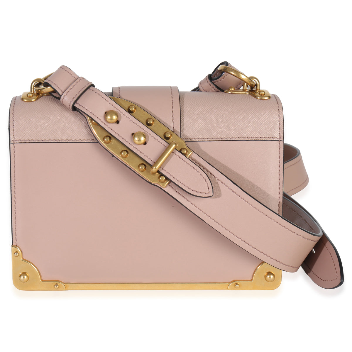 Prada Cammeo City Calfskin Saffiano Cahier Bag Handbag bv