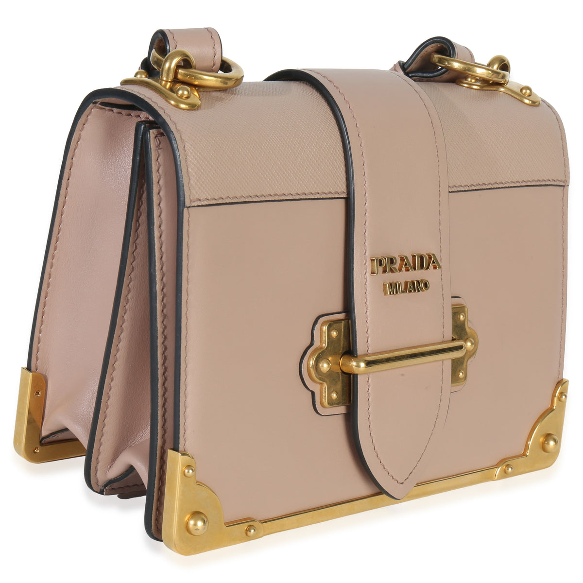 Prada Cammeo City Calfskin Saffiano Cahier Bag Handbag sv