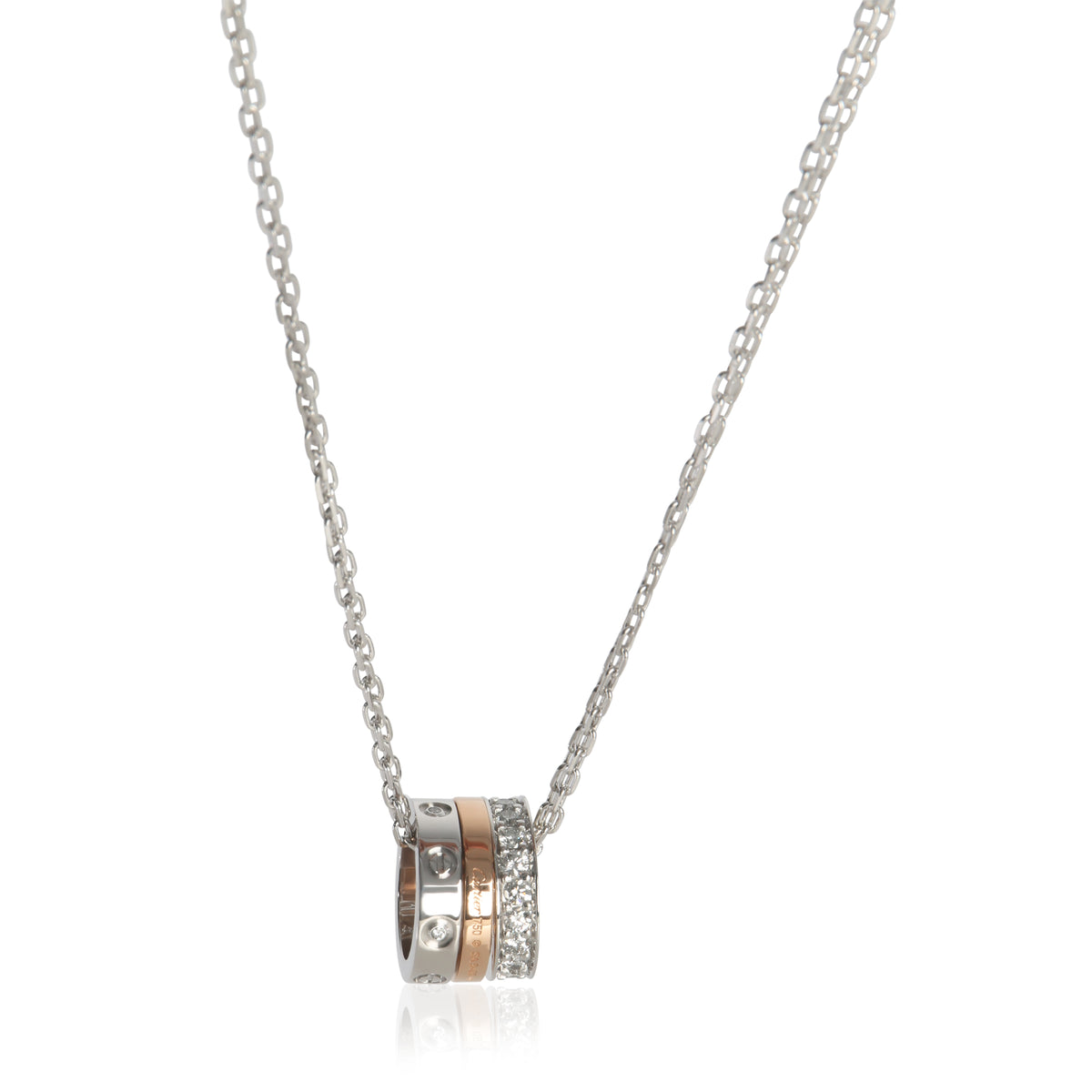 Cartier Diamond Love Necklace fv