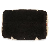 Louis Vuitton Black Monogram Teddy Fleece Speedy Bandouliere 25 Handbag stamp