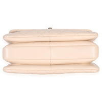 Chanel 25C Beige Quilted Lambskin Small Trendy Flap Bag Handbag stamp