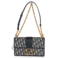 Christian Dior Blue Oblique Dior 30 Montaigne Chain Bag Handbag av
