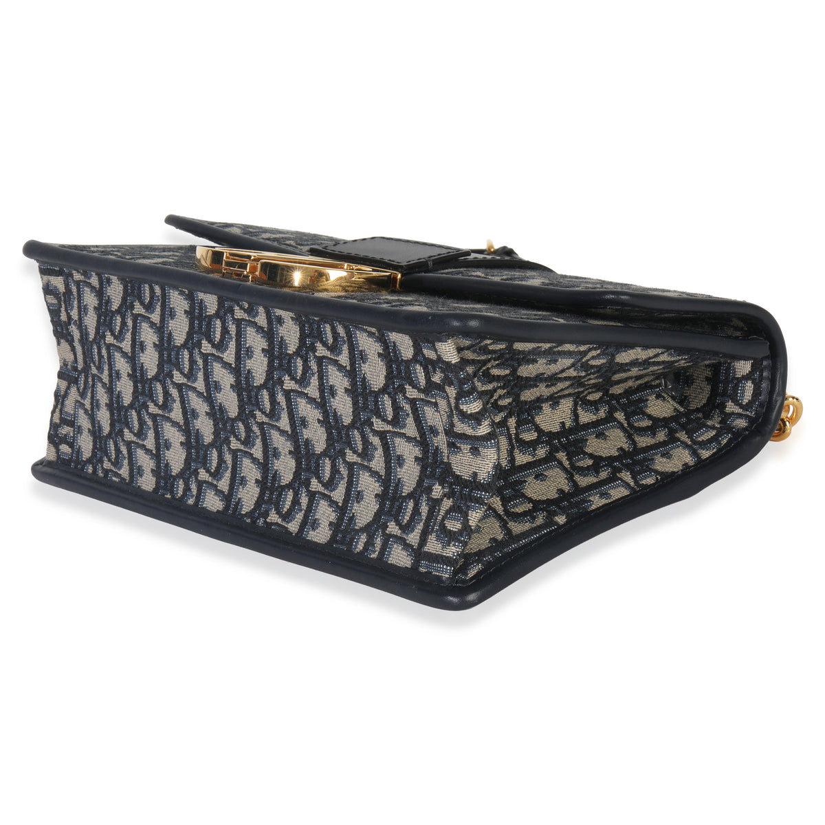 Christian Dior Blue Oblique Dior 30 Montaigne Chain Bag Handbag box