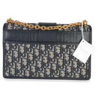 Christian Dior Blue Oblique Dior 30 Montaigne Chain Bag Handbag bv