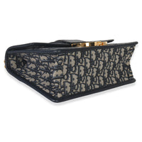 Christian Dior Blue Oblique Dior 30 Montaigne Chain Bag Handbag clasp