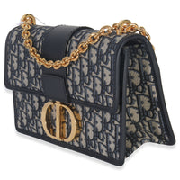 Christian Dior Blue Oblique Dior 30 Montaigne Chain Bag Handbag sv