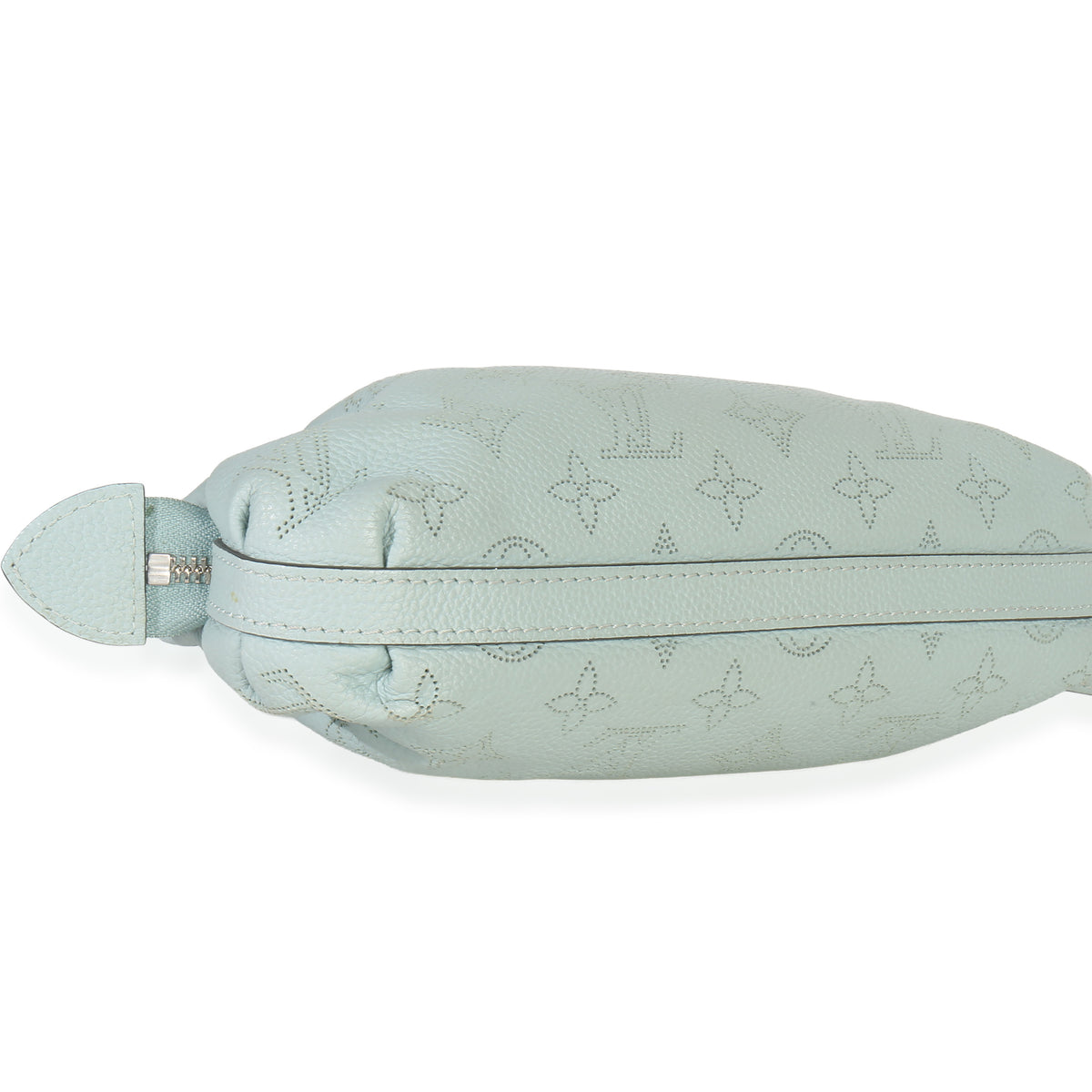 Louis Vuitton Vert Lagon Monogram Mahina Scala Mini Pouch Handbag clasp