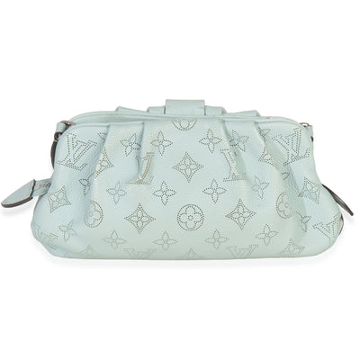 Louis Vuitton Vert Lagon Monogram Mahina Scala Mini Pouch Handbag fv