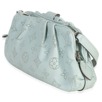 Louis Vuitton Vert Lagon Monogram Mahina Scala Mini Pouch Handbag pv