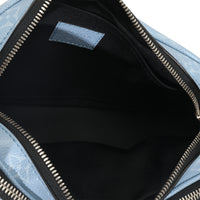Louis Vuitton Sky Blue Monogram Taigarama Alpha Messenger Handbag ad1
