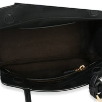 Prada Black Soft Grain Calfskin Medium Tote Handbag ad1
