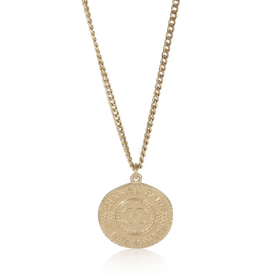 Gold-Plated  2016 Rue Cambon Pendant