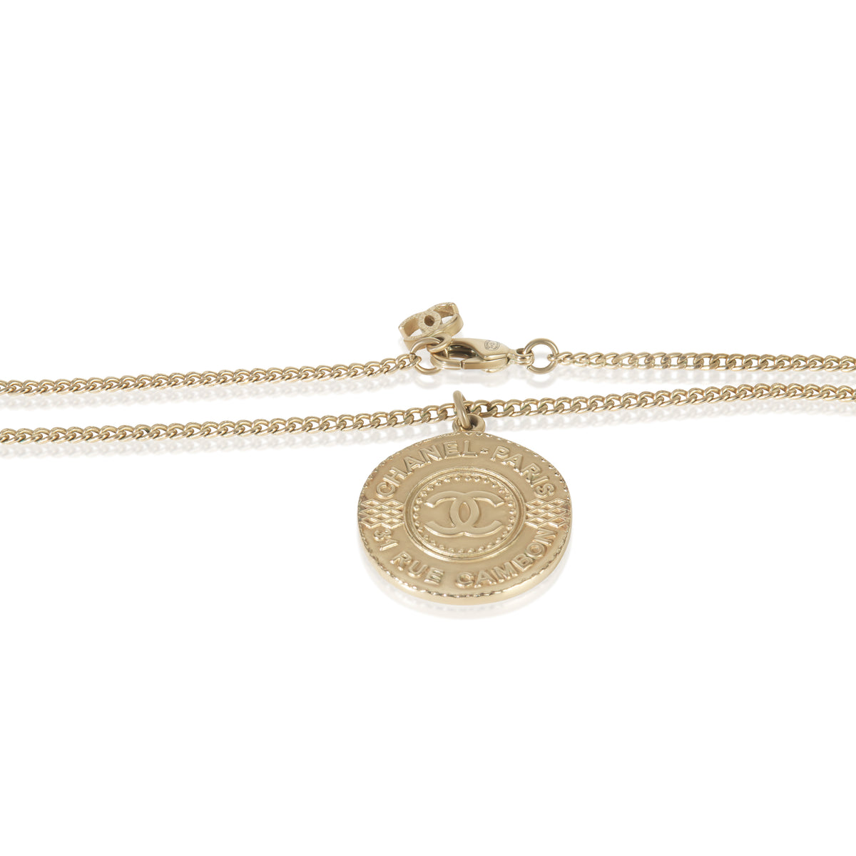 Gold-Plated  2016 Rue Cambon Pendant