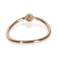 Tiffany & Co. Rose Gold Diamond Elsa Peretti Single Row Wave Ring bv