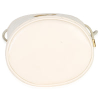 White Matelasse Calfskin Mini GG Marmont 2.0 Bucket Bag