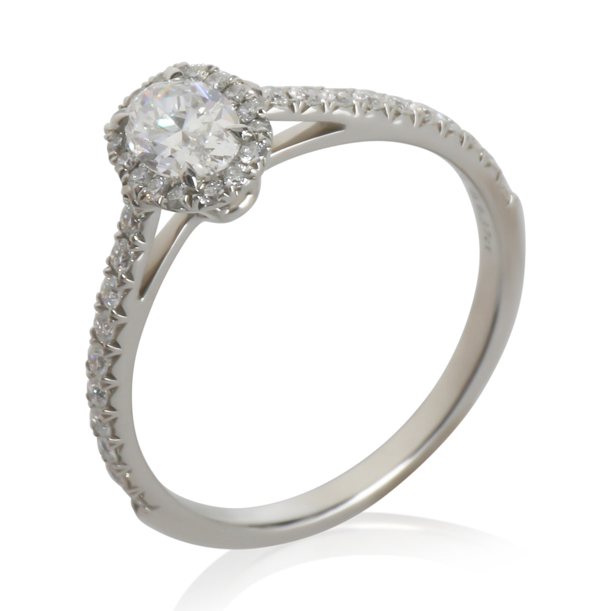 0.37 ct Oval Diamond Soleste Engagement Ring