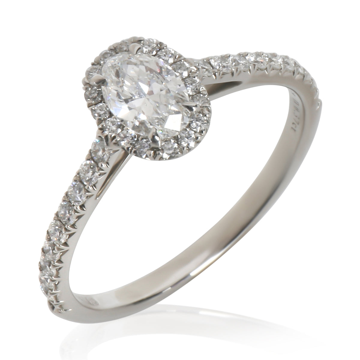 0.37 ct Oval Diamond Soleste Engagement Ring