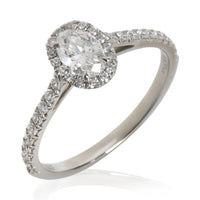 0.37 ct Oval Diamond Soleste Engagement Ring
