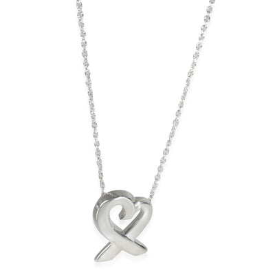 Sterling Silver  Paloma Picasso Small Model Loving Heart Pendant