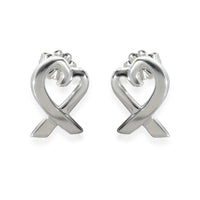 Sterling Silver  Paloma Picasso Loving Heart Earrings