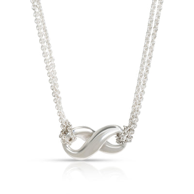 Sterling Silver  Infinity Necklace