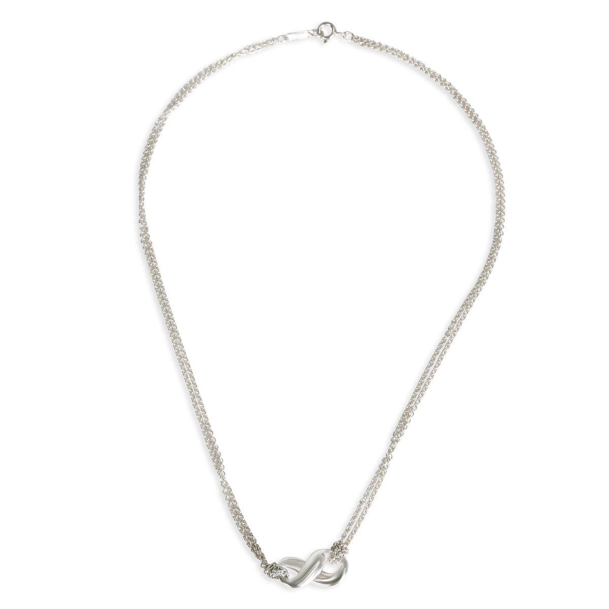 Sterling Silver  Infinity Necklace