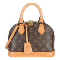 Monogram Canvas Alma BB