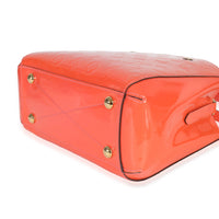 Louis Vuitton Poppy Monogram Vernis Montaigne BB Handbag stamp