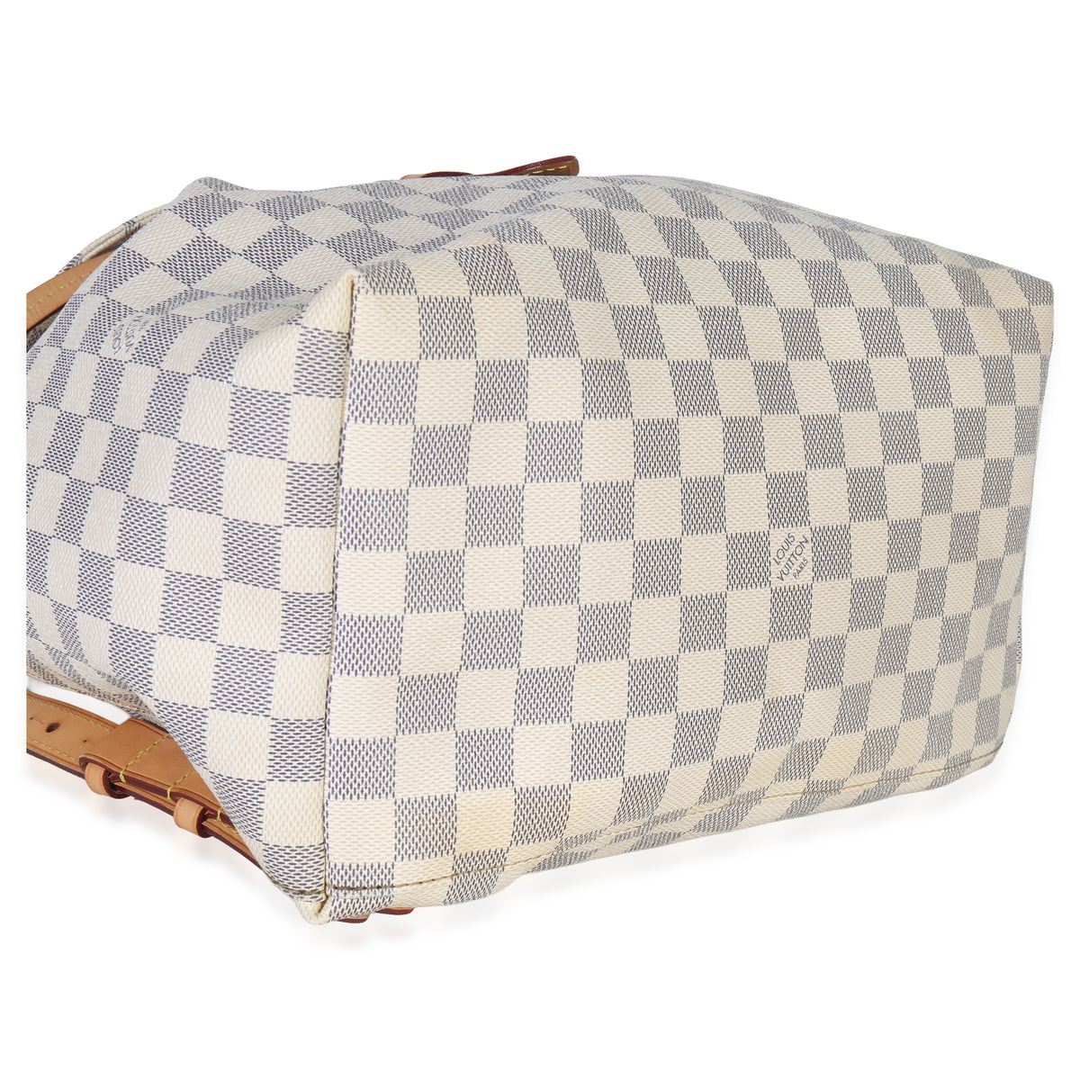 Louis Vuitton Damier Azur Canvas Sperone MM Handbag clasp
