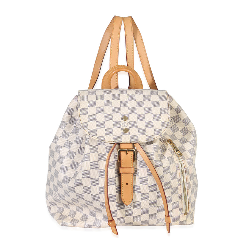Damier Azur Canvas Sperone MM