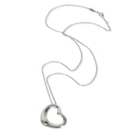 Sterling Silver  Elsa Peretti 27mm Open Heart Pendant